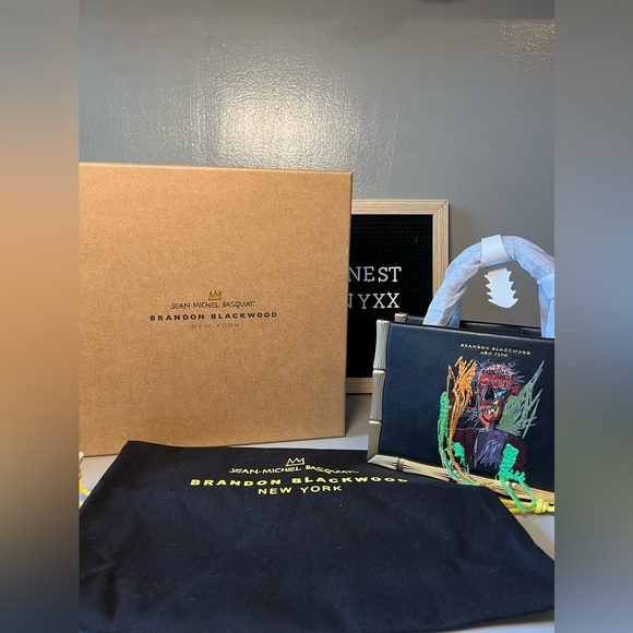 Limited Edition Brandon Blackwood Bamboo Basquiat Bag - Picture 7 of 11